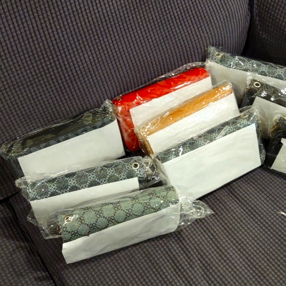 Clutch purses. Multiple colors